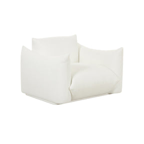 Saint Tropez Pearl Performance Fabric Stuffed Armchair by TOV Furniture at Eve Furniture