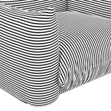 Saint Tropez Striped Stuffed Indoor / Outdoor Armchair by TOV Furniture at Eve Furniture