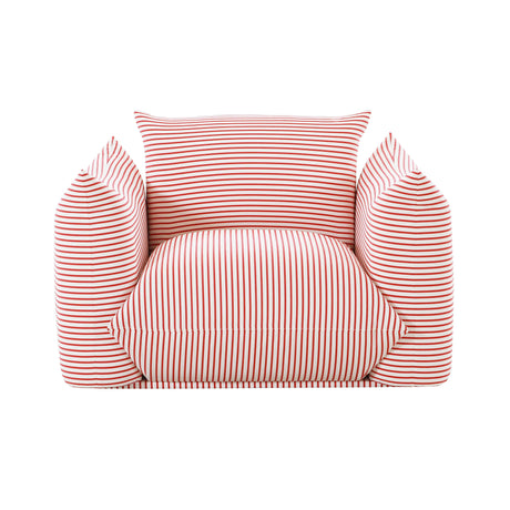 Saint Tropez Striped Stuffed Indoor / Outdoor Armchair by TOV Furniture at Eve Furniture
