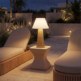 Sakina Brown Outdoor Chaise Lounge by Zuomod at Eve Furniture