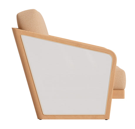 Sakina Brown Outdoor Lounge Chair by Zuomod at Eve Furniture