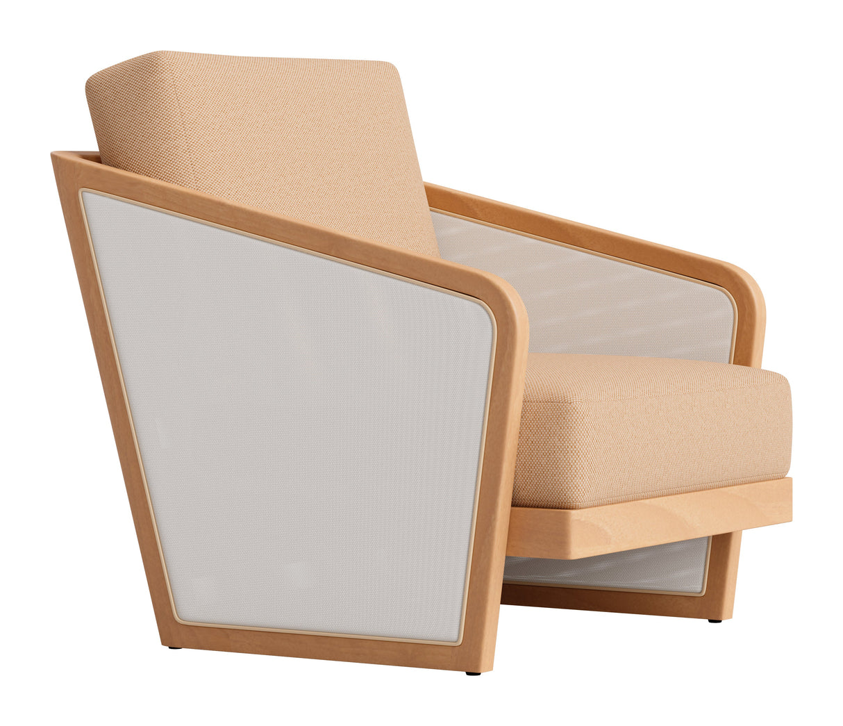 Sakina Brown Outdoor Lounge Chair by Zuomod at Eve Furniture