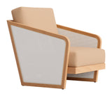 Sakina Brown Outdoor Lounge Chair by Zuomod at Eve Furniture