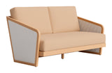 Sakina Brown Outdoor Sofa by Zuomod at Eve Furniture