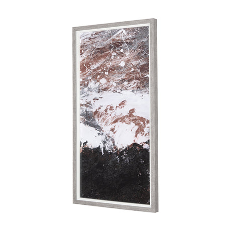 Sakura Rain III by Mercana Studio a Hand Embellished Textured Framed Art Print Matted under Glass by Mercana at Eve Furniture