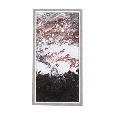 Sakura Rain III by Mercana Studio a Hand Embellished Textured Framed Art Print Matted under Glass by Mercana at Eve Furniture