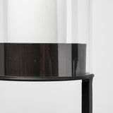 Salah I Small Black Iron Table Candle Holder by Mercana at Eve Furniture