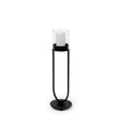 Salah I Small Black Iron Table Candle Holder by Mercana at Eve Furniture