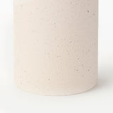 Salar 4.5L x 4.5W x 11.0H Cream Gourd Style Crackled Ceramic Vase by Mercana at Eve Furniture