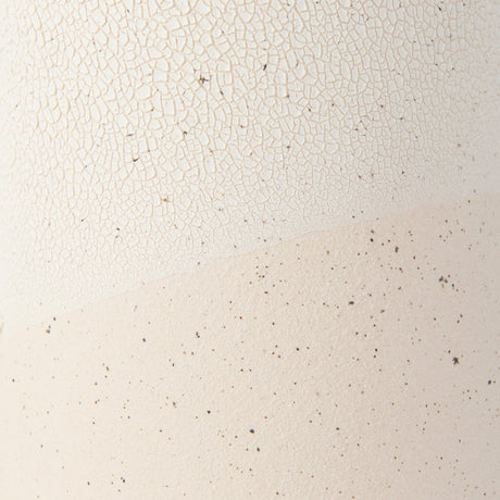 Salar Cream Gourd Style Crackled Ceramic Vase by Mercana at Eve Furniture