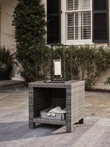 Salem Beach Outdoor Coffee Table with 2 End Tables in Gray