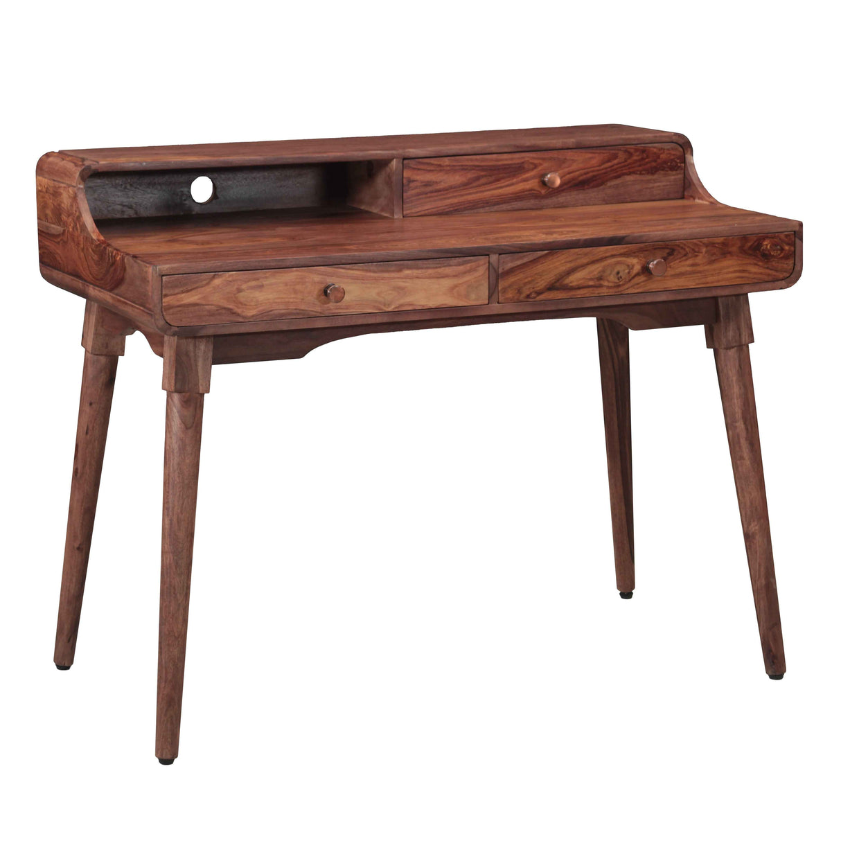 Salem Office Desk 45" in Natural Sheesham by Home Trends & Design at Eve Furniture