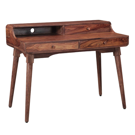 Salem Office Desk 45" in Natural Sheesham by Home Trends & Design at Eve Furniture