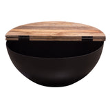 Salem Round Drum Coffee Table by Diamond Sofa at Eve Furniture