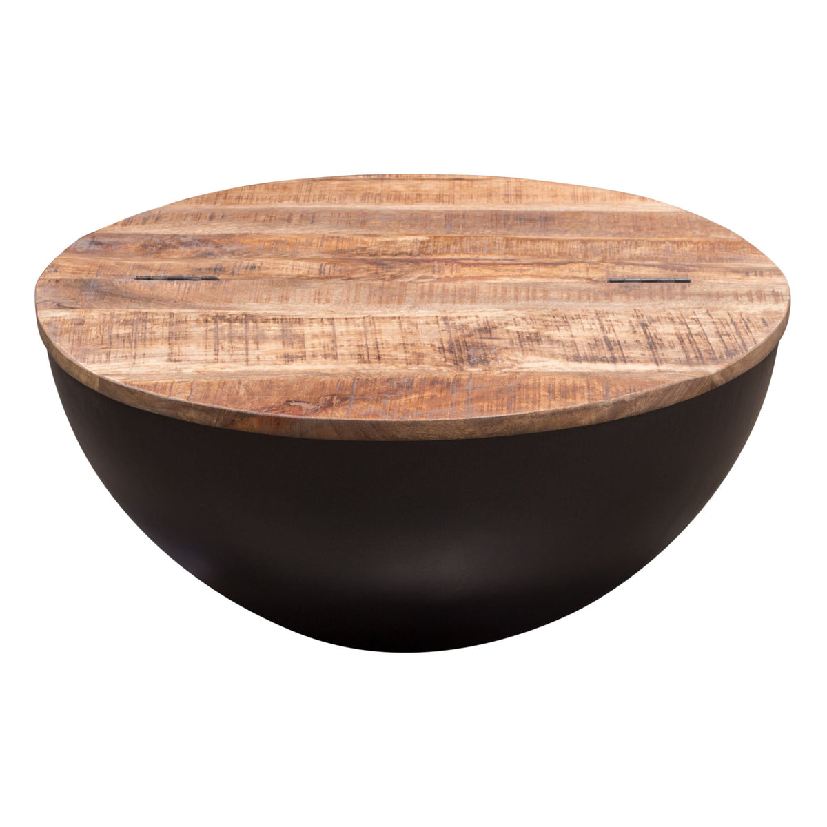 Salem Round Drum Coffee Table by Diamond Sofa at Eve Furniture