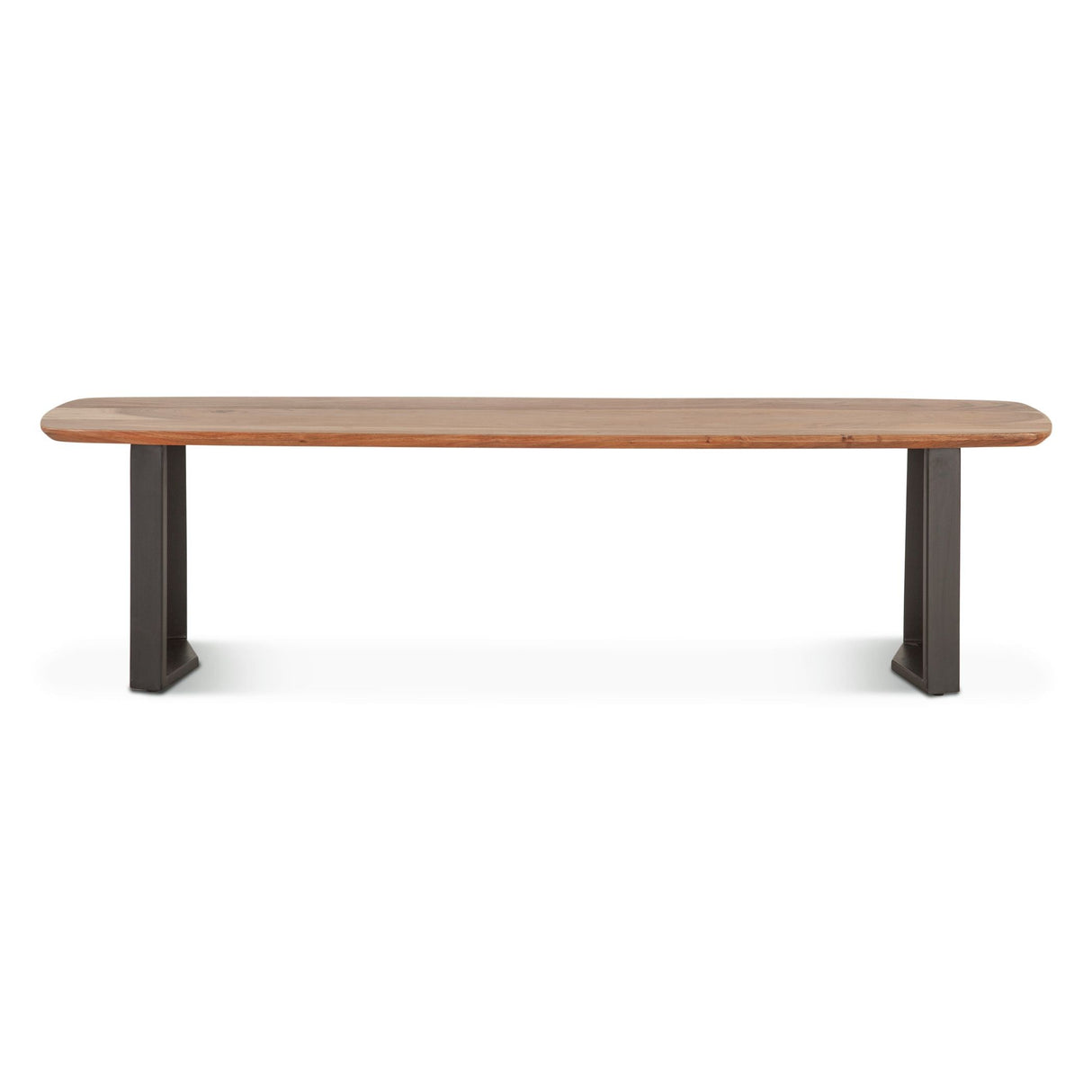 Salerno 68 Bench in Smoked Acacia by Home Trends & Design at Eve Furniture