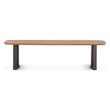 Salerno 68 Bench in Smoked Acacia by Home Trends & Design at Eve Furniture