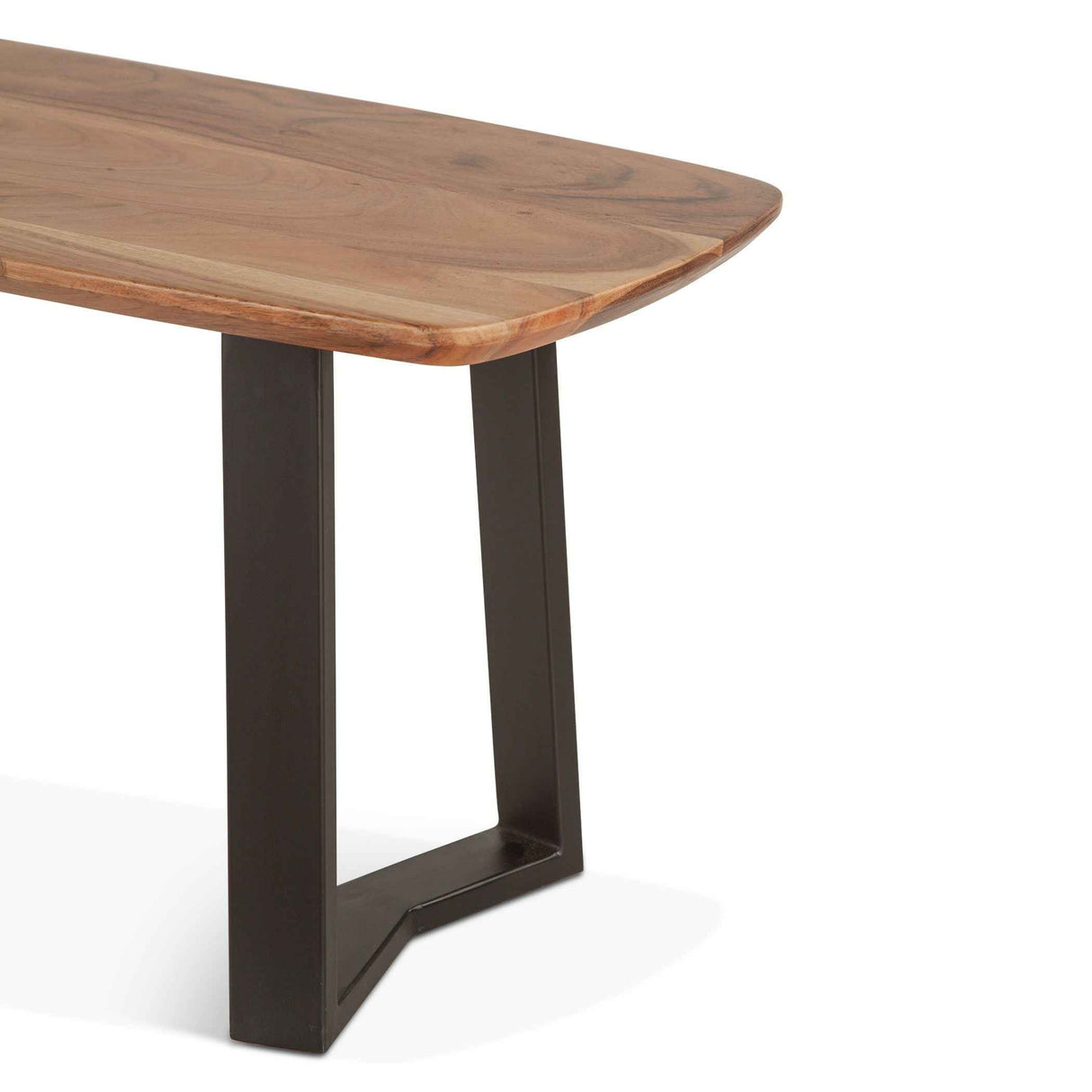 Salerno 68 Bench in Smoked Acacia
