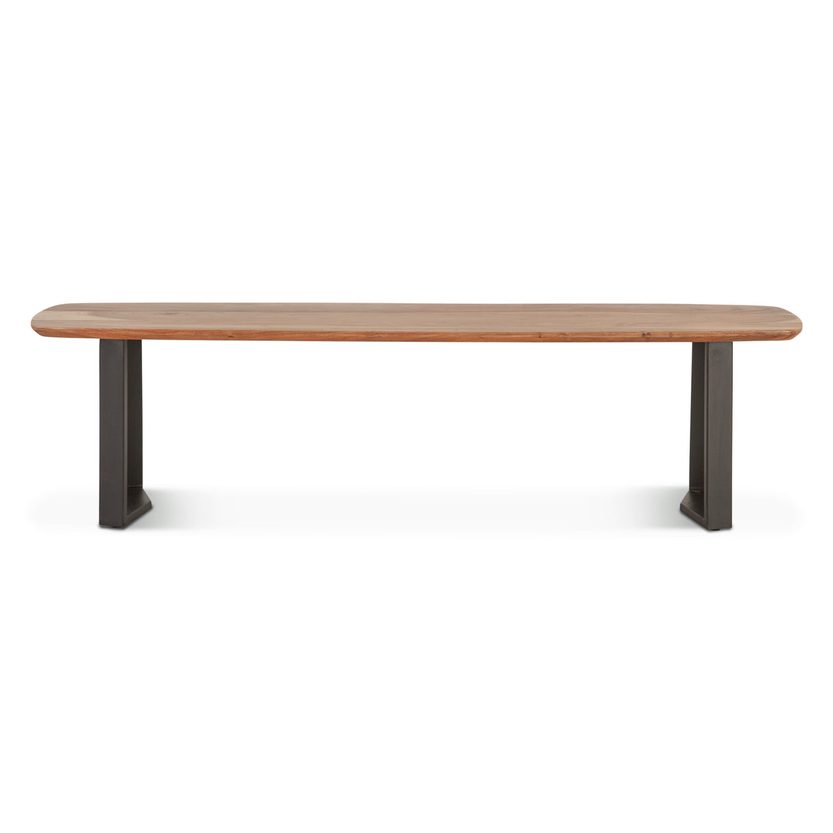 Salerno 68 Bench in Smoked Acacia by Home Trends & Design at Eve Furniture