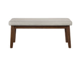 Salerno Beige and Brown Dining Bench by Crown Mark at Eve Furniture