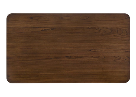 Salerno Beige and Brown Dining Set by Crown Mark at Eve Furniture