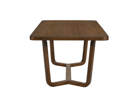 Salerno Beige and Brown Dining Set by Crown Mark at Eve Furniture