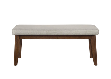 Salerno Beige and Brown Dining Set by Crown Mark at Eve Furniture