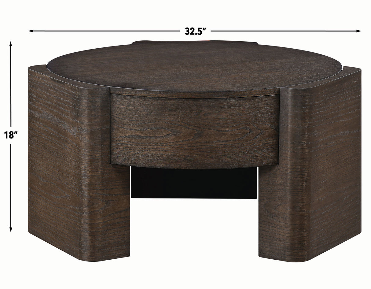 Salina Round 3-Piece Occasional Table Set