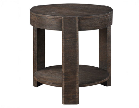 Salina Round End Table by Steve Silver at Eve Furniture