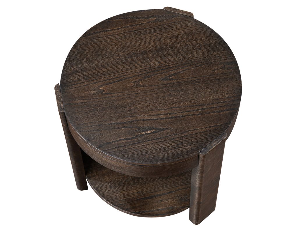 Salina Round End Table by Steve Silver at Eve Furniture