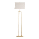 Salinas Gold Floor Lamp by Crestview at Eve Furniture