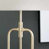 Salinas Gold Floor Lamp by Crestview at Eve Furniture