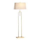 Salinas Gold Floor Lamp by Crestview at Eve Furniture