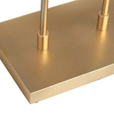 Salinas Gold Floor Lamp by Crestview at Eve Furniture