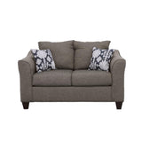 Salizar Flared Arm Loveseat Gray