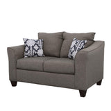 Salizar Gray Flared Arm Loveseat by Coaster at Eve Furniture
