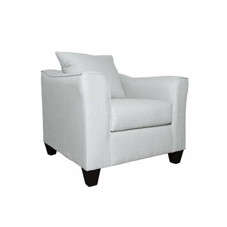 Salizar Gray Mist Upholstered Track Arm Fabric Accent Chair by Coaster at Eve Furniture