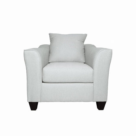 Salizar Gray Mist Upholstered Track Arm Fabric Accent Chair by Coaster at Eve Furniture