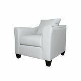 Salizar Gray Mist Upholstered Track Arm Fabric Accent Chair by Coaster at Eve Furniture