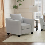 Salizar Gray Mist Upholstered Track Arm Fabric Accent Chair by Coaster at Eve Furniture