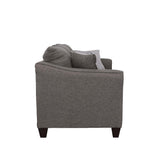 Salizar Upholstered Flared Arm Sofa Charcoal Grey by Coaster at Eve Furniture