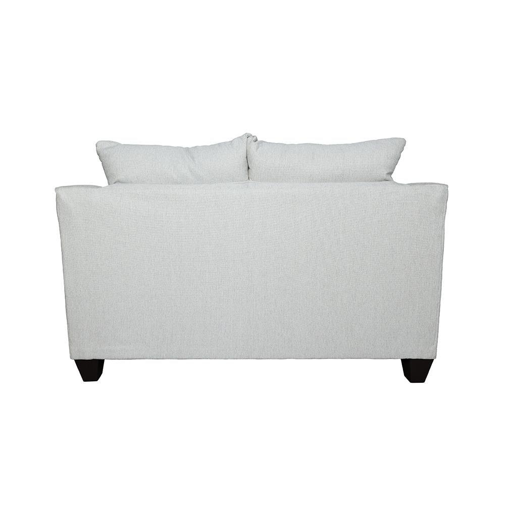 Salizar Gray Mist Upholstered Track Arm Fabric Loveseat by Coaster at Eve Furniture