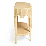 Sally 41" Natural Rattan Console Table by TOV Furniture at Eve Furniture