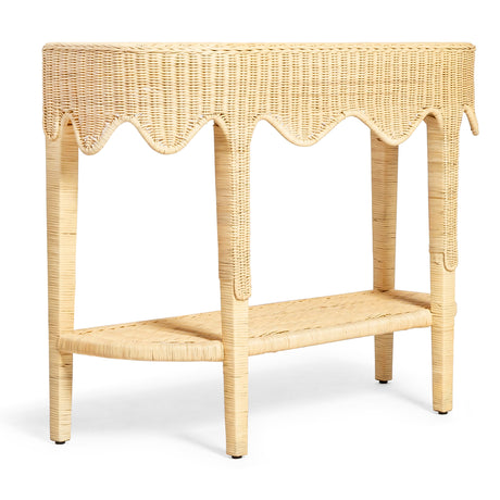 Sally 41" Natural Rattan Console Table by TOV Furniture at Eve Furniture