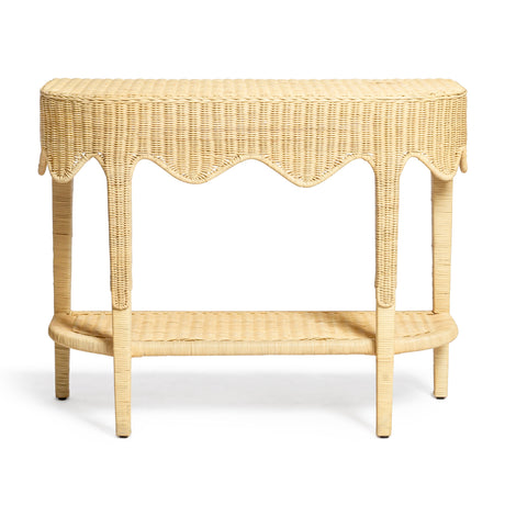 Sally 41" Natural Rattan Console Table by TOV Furniture at Eve Furniture