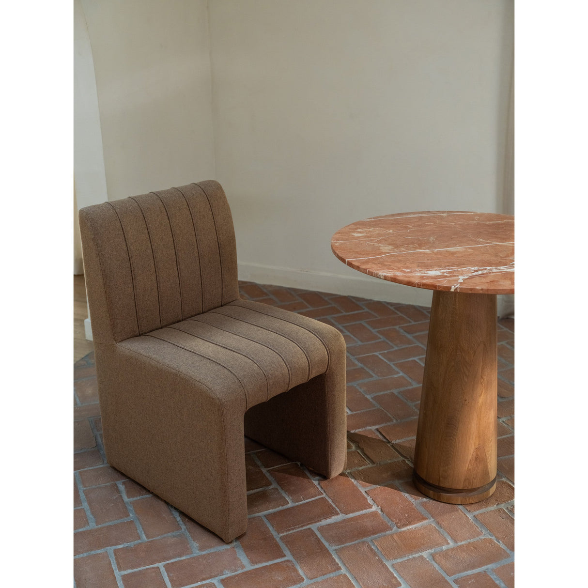 Sally Light Brown Dining Chair by Moe's Home at Eve Furniture