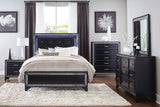 Salon Black Dresser by Homelegance at Eve Furniture