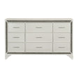 Salon White Dresser by Homelegance at Eve Furniture
