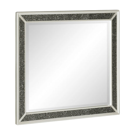 Salon White Mirror (Mirror Only) by Homelegance at Eve Furniture