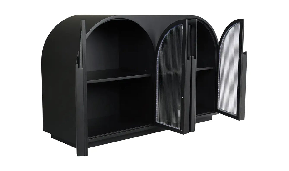 Salone Cabinet Black by Moe's Home at Eve Furniture